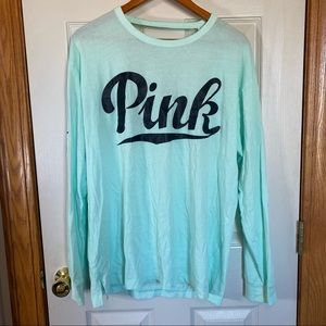 NWOT VS PINK Keyhole Long Sleeve Shirt